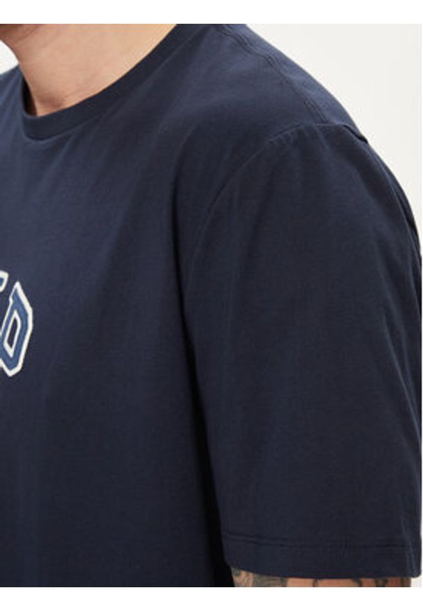 GAP - Gap T-Shirt 570044-03 Granatowy Regular Fit. Kolor: niebieski. Materiał: bawełna