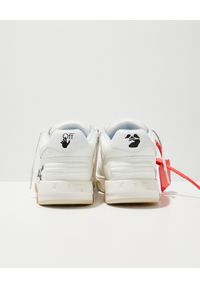 OFF-WHITE - Sneakersy For Walking Out of Office. Kolor: biały. Materiał: jeans. Wzór: aplikacja #7