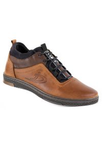 Polbut Buty męskie zimowe K27F camel brązowe. Kolor: brązowy. Sezon: zima. Styl: elegancki #6