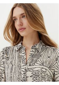 Vero Moda Koszula Menny 10303694 Beżowy Relaxed Fit. Kolor: beżowy. Materiał: wiskoza #7