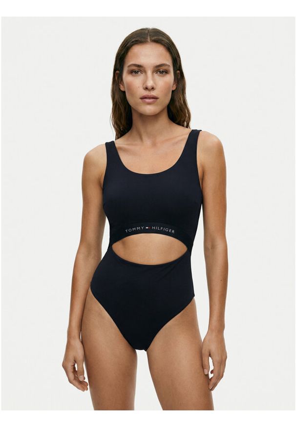 TOMMY HILFIGER - Tommy Hilfiger Strój kąpielowy UW0UW06367 Granatowy. Kolor: niebieski. Materiał: syntetyk