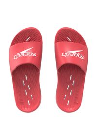 Klapki basenowe antypoślizgowe męskie Speedo Slide. Kolor: czerwony. Styl: sportowy