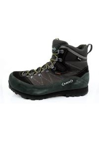 Buty trekkingowe męskie Aku Trekker L3 Gtx. Wysokość cholewki: za kostkę. Zapięcie: sznurówki. Kolor: zielony. Materiał: zamsz, materiał, syntetyk, tkanina. Szerokość cholewki: normalna