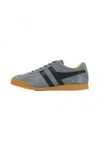 Buty do chodzenia męskie Gola Harrier Suede. Zapięcie: sznurówki. Kolor: czarny, wielokolorowy. Materiał: materiał. Szerokość cholewki: normalna. Sport: turystyka piesza
