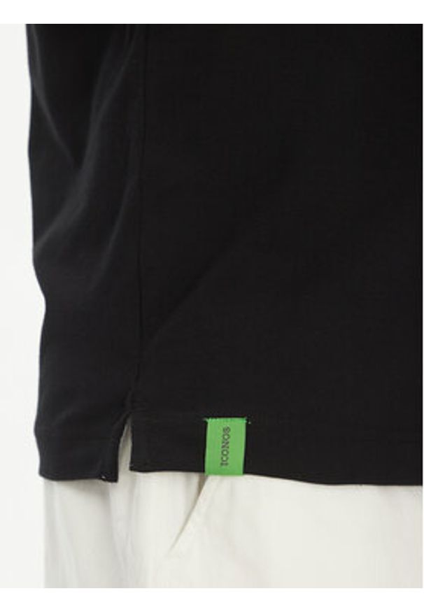 La Martina Polo Yeshayahu MAP320 PK001 Czarny Regular Fit. Typ kołnierza: polo. Kolor: czarny. Materiał: bawełna