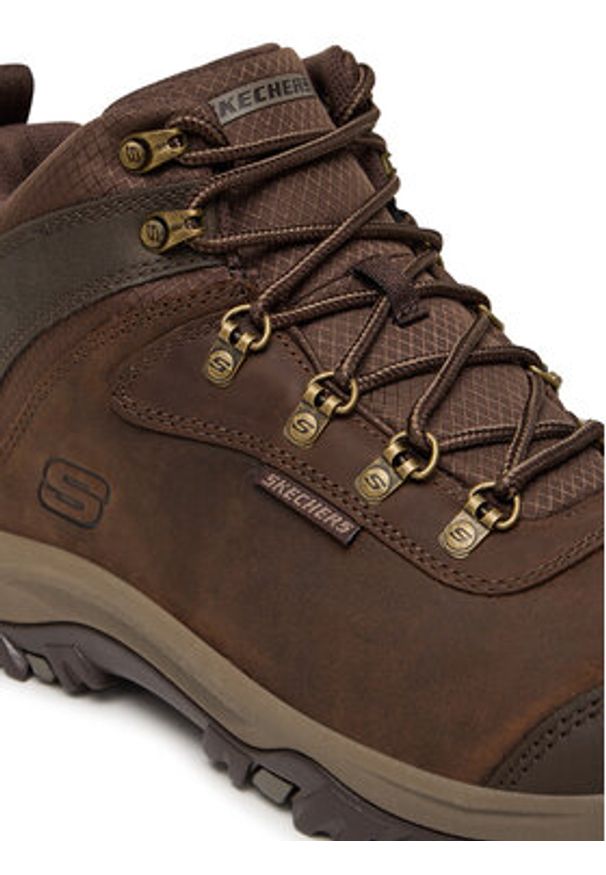 skechers - Skechers Trekkingi Relment 205240 COC Brązowy. Kolor: brązowy. Materiał: nubuk, skóra. Sport: turystyka piesza