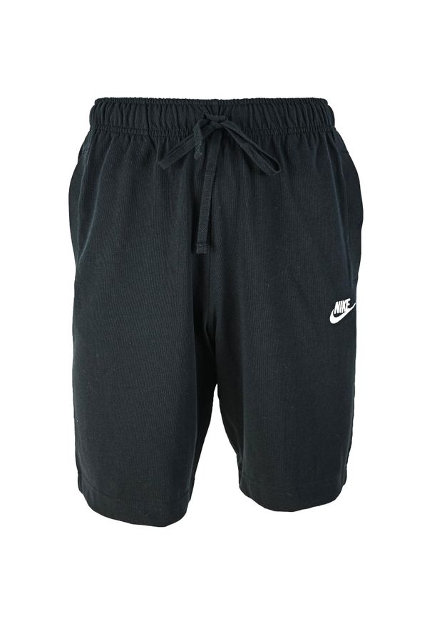Spodnie sportowe męskie Nike Sportswear Club Fleece. Kolor: biały, wielokolorowy, czarny. Długość: krótkie