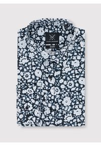 Pako Lorente - PAKO LORENTE – Czarna koszula w białe kwiaty. Okazja: na co dzień. Kolor: czarny, biały, niebieski, wielokolorowy. Materiał: bawełna, jeans. Wzór: kwiaty. Styl: casual, elegancki #5