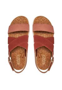 keen - Keen Sandały Elle Criss Cross 1028625 Pomarańczowy. Kolor: pomarańczowy. Materiał: materiał #6