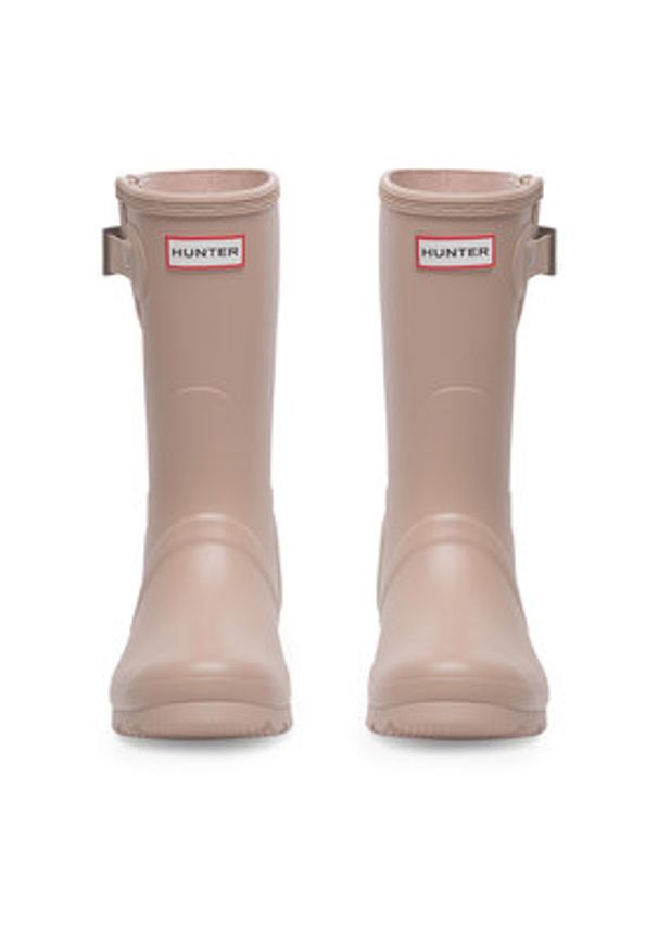 Hunter Kalosze HFW-002 Różowy. Kolor: różowy. Materiał: kauczuk, syntetyk