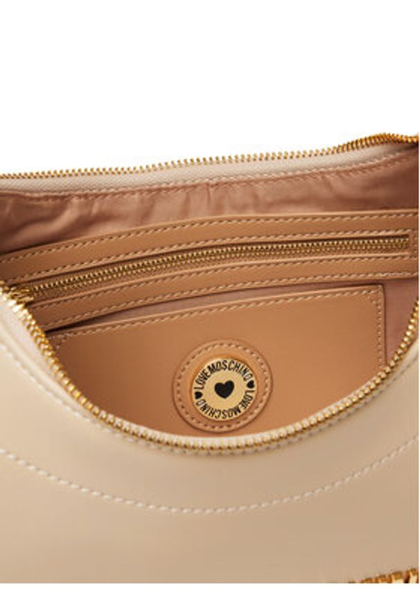 Love Moschino - LOVE MOSCHINO Torebka JC4237PP0MKL0104 Écru. Materiał: skórzane