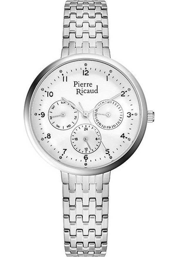 Zegarek Pierre Ricaud Zegarek damski Pierre Ricaud P22089.5123QF srebrny. Kolor: srebrny