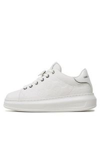 Karl Lagerfeld - KARL LAGERFELD Sneakersy KL62523F Biały. Kolor: biały. Materiał: skóra