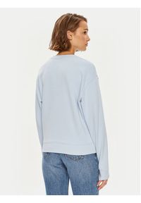 TOMMY HILFIGER - Tommy Hilfiger Bluza Modern Script WW0WW42615 Błękitny Regular Fit. Kolor: niebieski. Materiał: bawełna #2