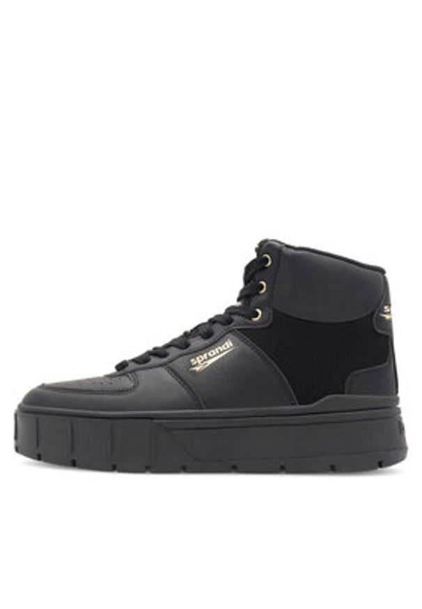 Sprandi Sneakersy Cozy High WPRS-22W22236 Czarny. Kolor: czarny. Materiał: materiał