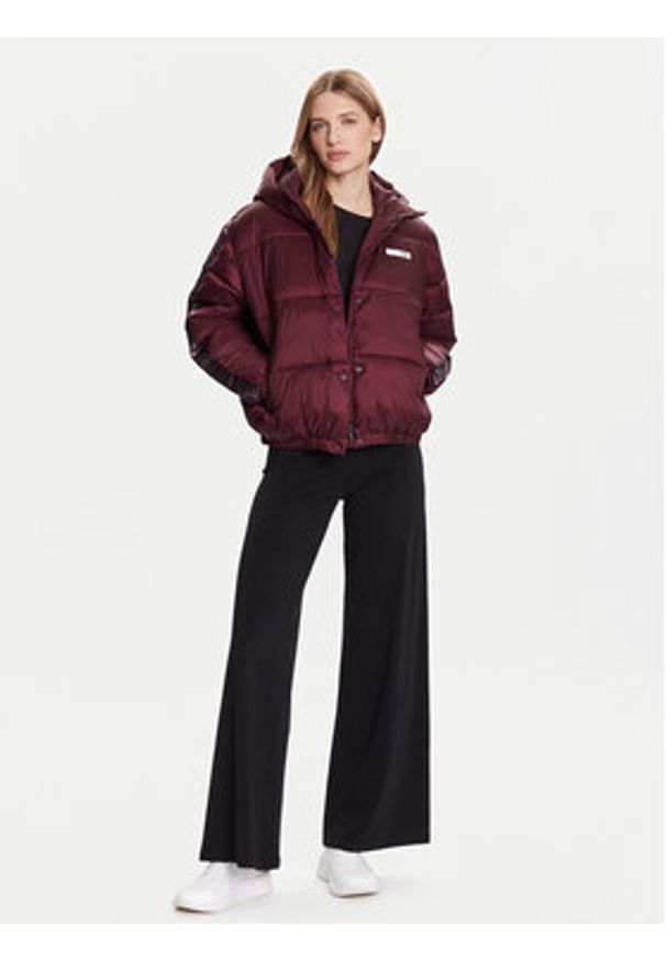 EA7 Emporio Armani Kurtka zimowa 7W000681 AF16413 M5064 Bordowy Relaxed Fit. Kolor: czerwony. Materiał: syntetyk. Sezon: zima