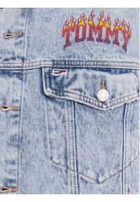 Tommy Jeans Kurtka jeansowa Aiden DM0DM17917 Niebieski Regular Fit. Kolor: niebieski. Materiał: bawełna #5