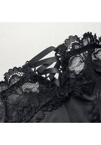 Intica - Majtki biodrówki ażurowe delikatny wzór Behiye. Kolor: czarny. Materiał: materiał. Wzór: ażurowy #3