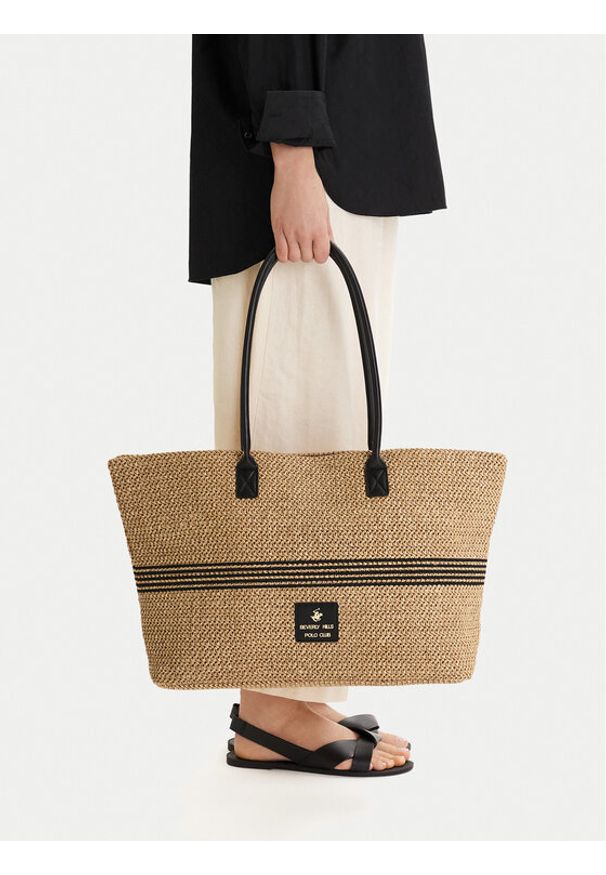 Beverly Hills Polo Club Torebka EO-BHPC-L-015-09 Beżowy. Kolor: beżowy