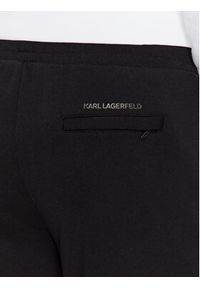 Karl Lagerfeld - KARL LAGERFELD Szorty sportowe 705897 500900 Czarny Regular Fit. Kolor: czarny. Materiał: bawełna. Styl: sportowy