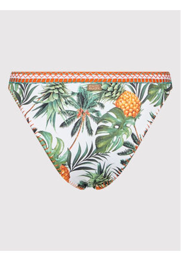 Banana Moon Dół od bikini Wina Palmspring KAE10 Biały. Kolor: zielony. Materiał: syntetyk
