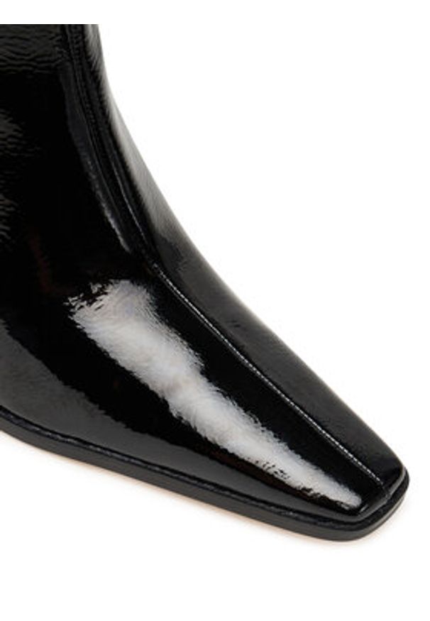 MICHAEL Michael Kors Kozaki Darrah 40F5DRMB5A Czarny. Kolor: czarny. Materiał: lakier, skóra