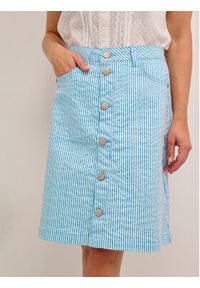 Cream Spódnica trapezowa Alma 10609448 Niebieski Regular Fit. Kolor: niebieski. Materiał: bawełna #4