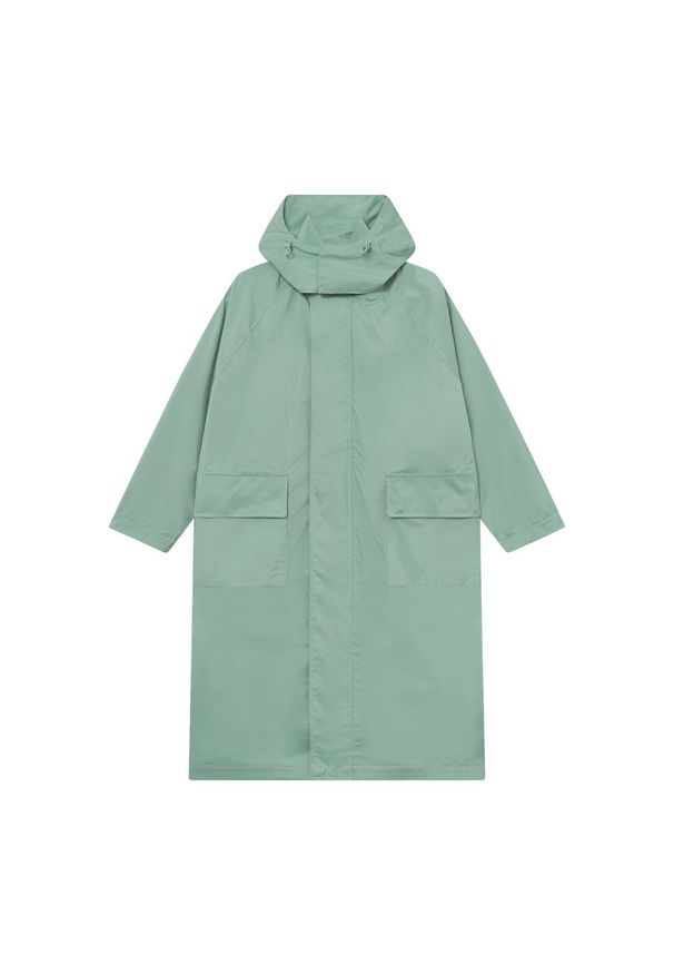 Kubota Kurtka Przeciwdeszcowa Unisex Parka Turystyczna. Kolor: zielony. Materiał: poliester. Sport: turystyka piesza