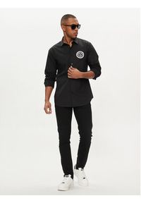 Versace Jeans Couture Koszula 76GALYS1 Czarny Regular Fit. Kolor: czarny. Materiał: bawełna