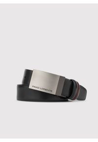 Pako Lorente - PAKO LORENTE - Dwustronny skórzany pasek z matową klamrą. Materiał: skóra #2