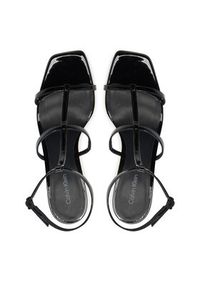 Calvin Klein Sandały Heel Gladi Sandal 90 Pat HW0HW02312 Czarny. Kolor: czarny. Materiał: lakier, skóra #4