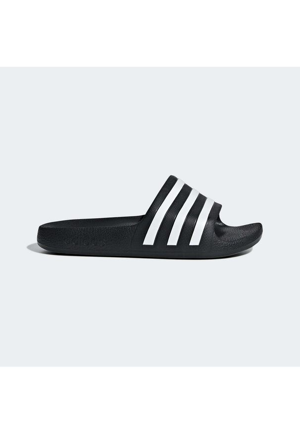 Klapki basenowe dla dzieci Adidas Adilette Aqua Slides. Okazja: na plażę. Kolor: czarny, wielokolorowy, biały. Materiał: guma. Sezon: lato. Styl: elegancki, sportowy