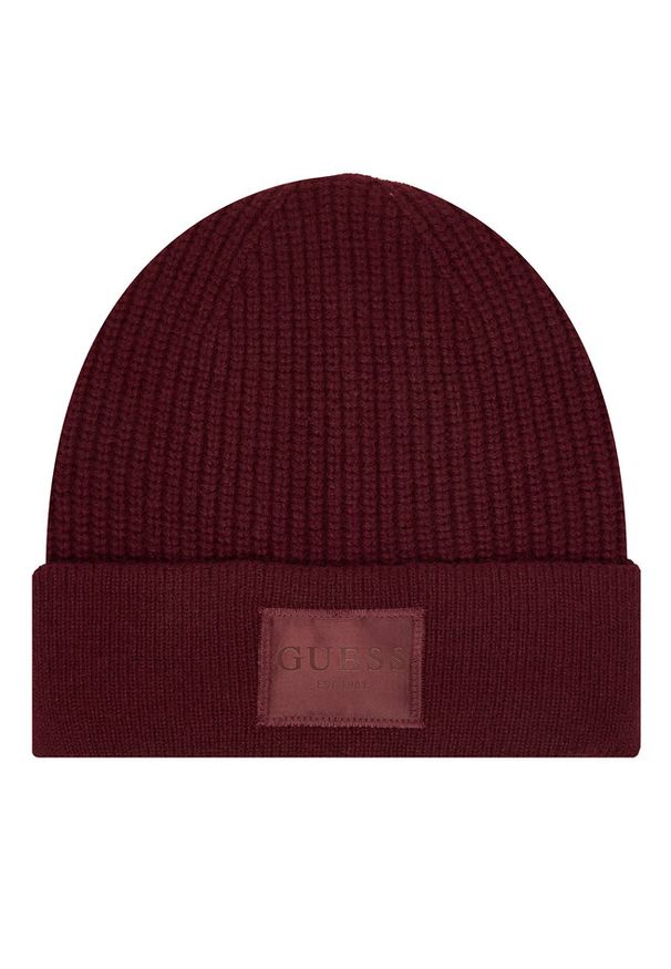 Czapka Guess. Kolor: czerwony
