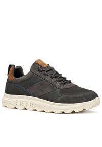 Geox Sneakersy U Spherica U56BYA 022EK C6574 Brązowy. Kolor: brązowy. Materiał: zamsz, skóra #4