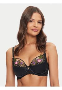 Guess Biustonosz push-up O4BC08 KCG30 Czarny. Kolor: czarny. Materiał: syntetyk. Rodzaj stanika: push-up #1