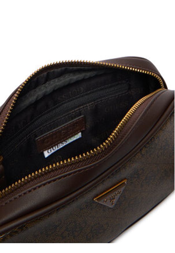 Guess Saszetka HMMILO P6150 Brązowy. Kolor: brązowy. Materiał: skóra