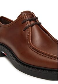 TOMMY HILFIGER - Tommy Hilfiger Półbuty Comfort Lwt Moc Toe FM0FM05588 Brązowy. Kolor: brązowy. Materiał: skóra #4