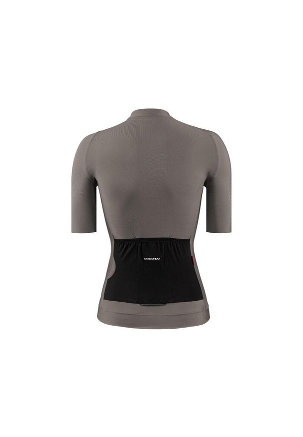 ETXEONDO - Damski jersey Etxeondo Alda Metalica. Kolor: szary. Materiał: jersey. Sport: kolarstwo