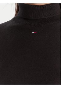 Tommy Jeans Golf Essential DW0DW21672 Czarny Regular Fit. Typ kołnierza: golf. Kolor: czarny. Materiał: bawełna #4