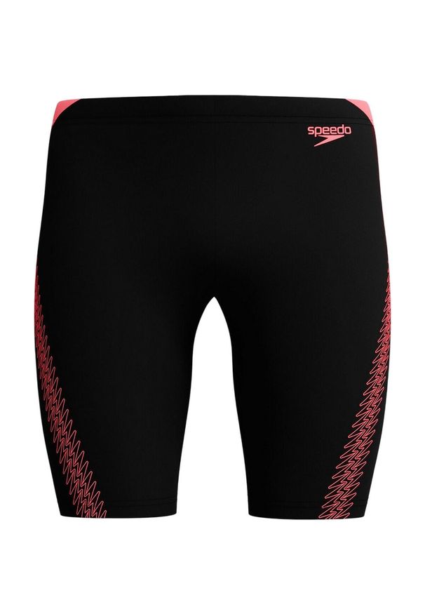 Speedo - Męskie Spodenki Hyperboom Jammer. Kolor: pomarańczowy, wielokolorowy, żółty. Styl: sportowy