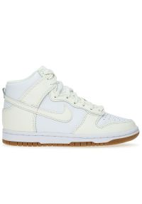 Buty Nike Dunk High Retro DD1869-109 - białe. Kolor: biały. Materiał: skóra, syntetyk, guma. Szerokość cholewki: normalna. Sezon: lato