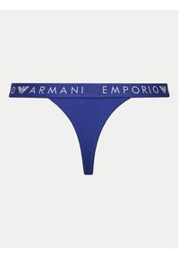 Emporio Armani Underwear Komplet 2 par stringów 164522 4F227 07191 Niebieski. Kolor: niebieski. Materiał: bawełna