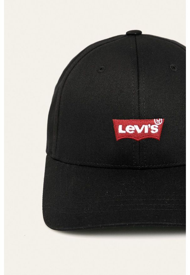 Levi's® - Levi's - Czapka. Kolor: czarny. Styl: biznesowy