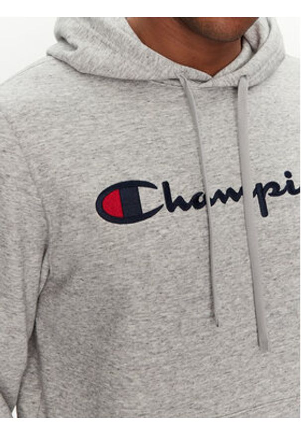 Champion Bluza 220726 Szary Slim Fit. Kolor: szary. Materiał: bawełna, syntetyk