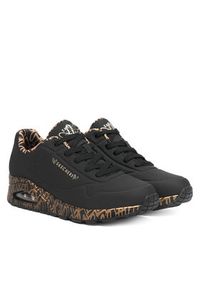 skechers - Skechers Sneakersy Uno 155506/BKRG Czarny. Kolor: czarny. Materiał: skóra #2
