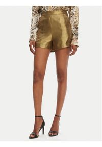 Marciano Guess Szorty materiałowe 5GGD24 7312A Złoty Regular Fit. Kolor: złoty. Materiał: wiskoza