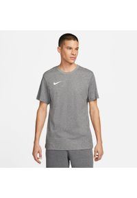 Koszulka Treningowa Męska Bawełniana Nike Park 20 Dri-FIT. Kolor: szary. Materiał: bawełna. Technologia: Dri-Fit (Nike)