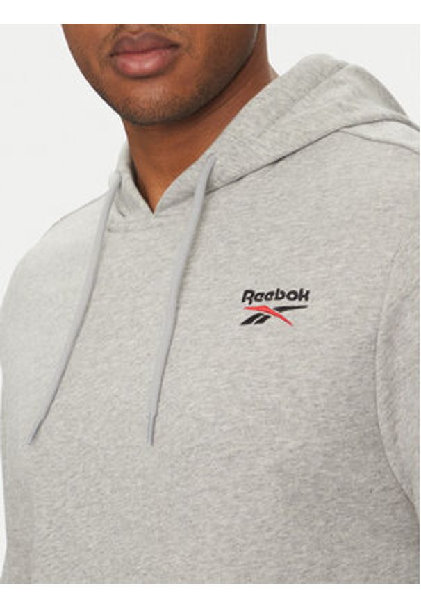 Reebok Bluza 100221785 Szary Regular Fit. Kolor: szary. Materiał: syntetyk