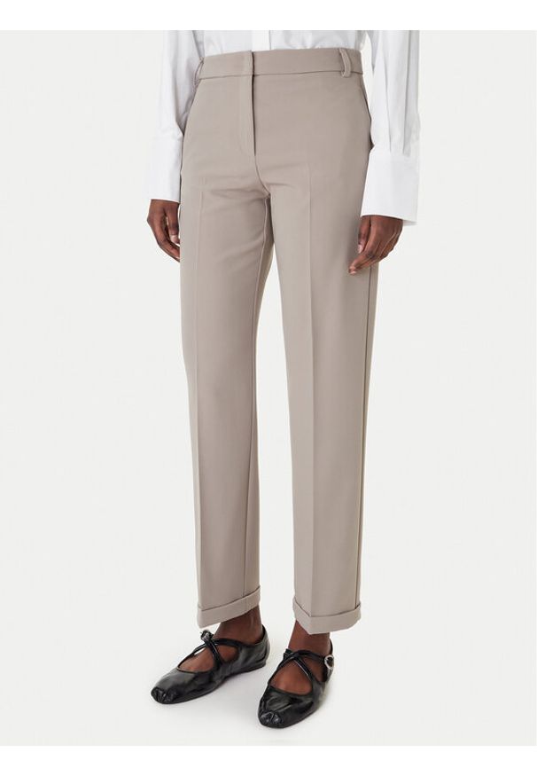 MAX&Co. Spodnie materiałowe Orata 2616131091200 Szary Regular Fit. Kolor: szary. Materiał: syntetyk