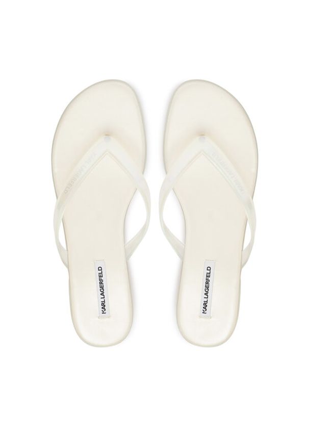 Karl Lagerfeld - KARL LAGERFELD Japonki Jelly Hell KL83006 VT1 Biały. Kolor: biały. Materiał: syntetyk